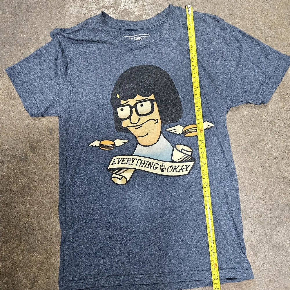 Bobs Burgers Tina Belcher Shirt Size Medium. Everything is alright shirt. - Picture 3 of 4